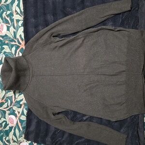 Olive Green Extra Fine Merino Wool Sweater